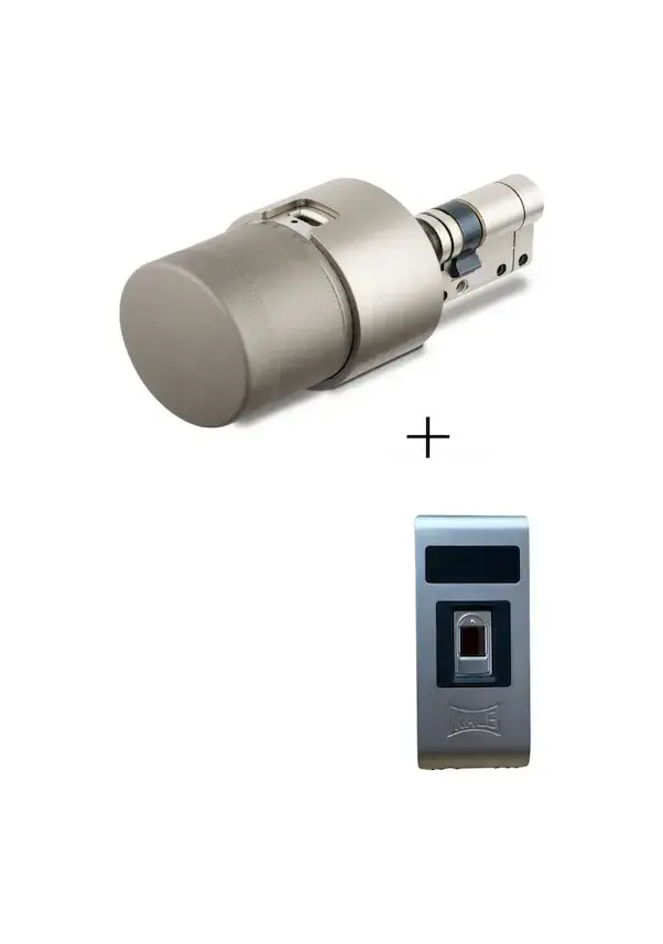 Kale K-tech Yeni Nesil Akıllı Silindir - Motorlu Kilit Ve Parmak İzi Okuyucu Seti
