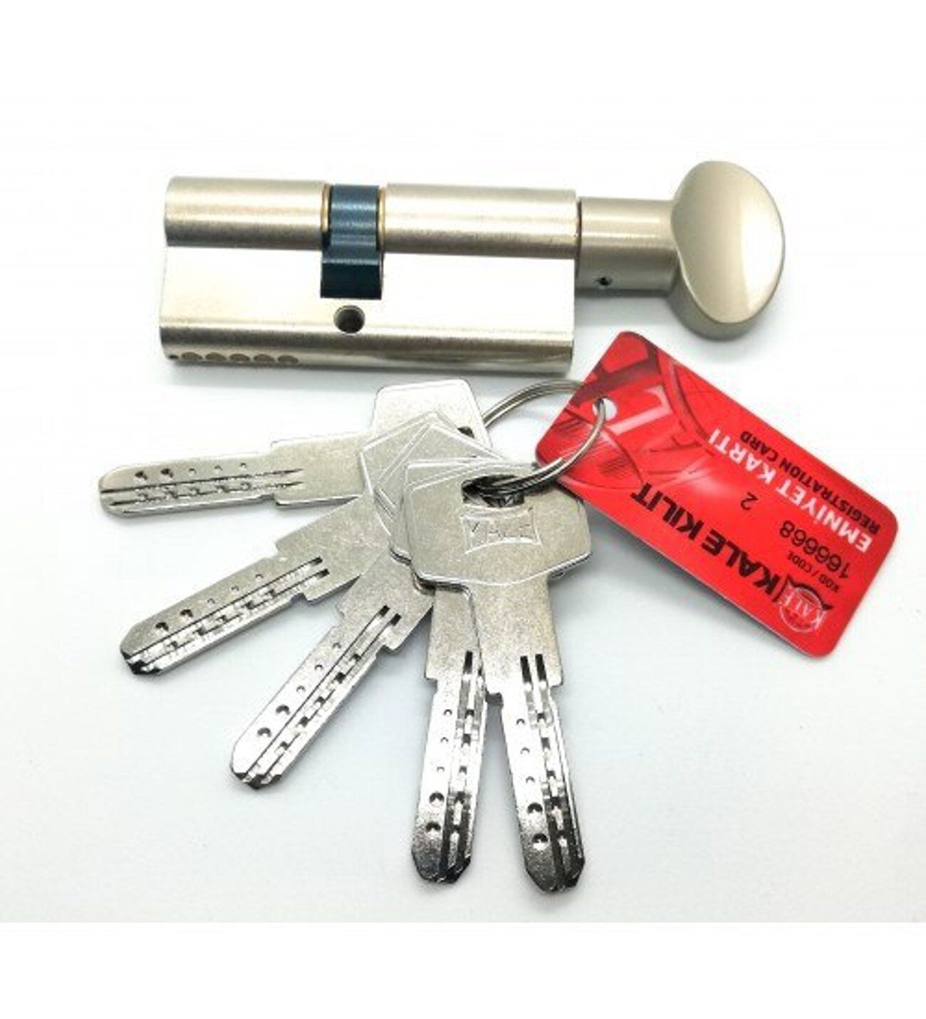 Kale 164BME0007 Bilyalı Mandallı Silindir 68mm 5 Anahtarlı