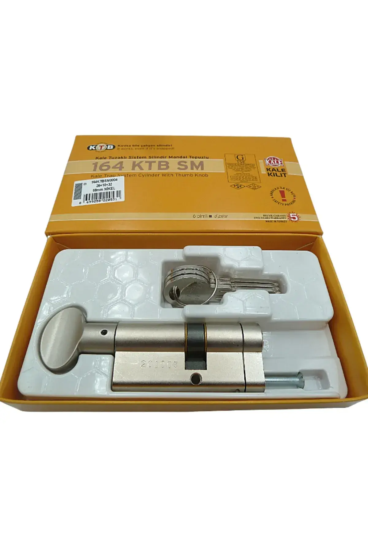 Kale 164KTBSM0001 Tuzaklı Mandallı Silindir