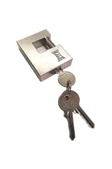 Kale KD001/50-170 Yatay Sürgülü Pirinç Asma Kilit (Nikel)