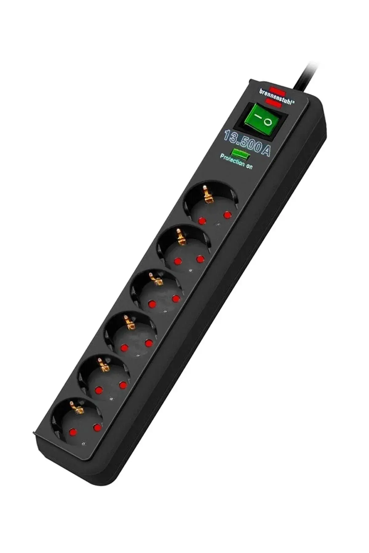 Brennenstuhl 136-s Eco-line 13.500a Akım Korumalı 6'lı Priz