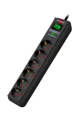 Brennenstuhl 136-s Eco-line 13.500a Akım Korumalı 6'lı Priz