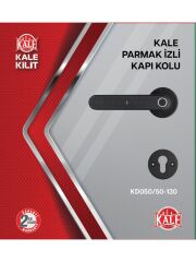 Kale KD05050/130 Elektronik Kapı Kolu – Şifreli & Kartlı & Parmak İzli Sistem