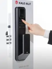Kale KD050/50-400 Akıllı Elektronik Kapı Kilidi – Motorlu, Kameralı, WiFi ve Parmak İzi Okuyuculu