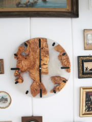 WoodUp Signature Duvar Saati – Beyaz