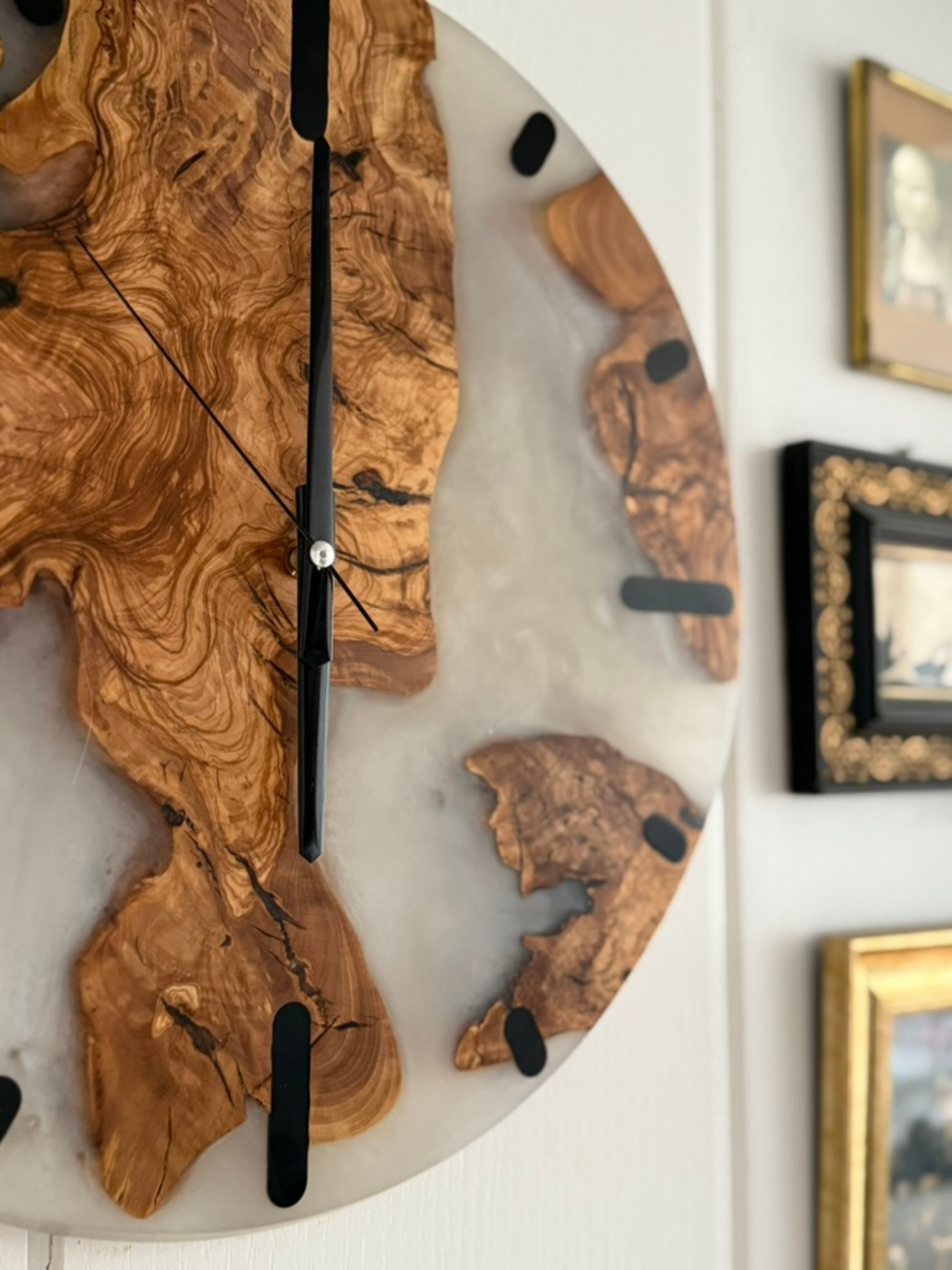 WoodUp Signature Duvar Saati – Beyaz