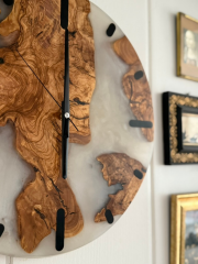 WoodUp Signature Duvar Saati – Beyaz