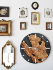 WoodUp Signature Duvar Saati – Siyah