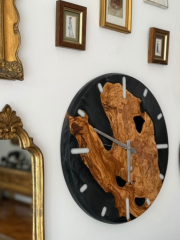 WoodUp Signature Duvar Saati – Siyah