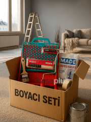 Kasaplus Boyacı Set  - 7 Parçalı Profesyonel Pratik Set