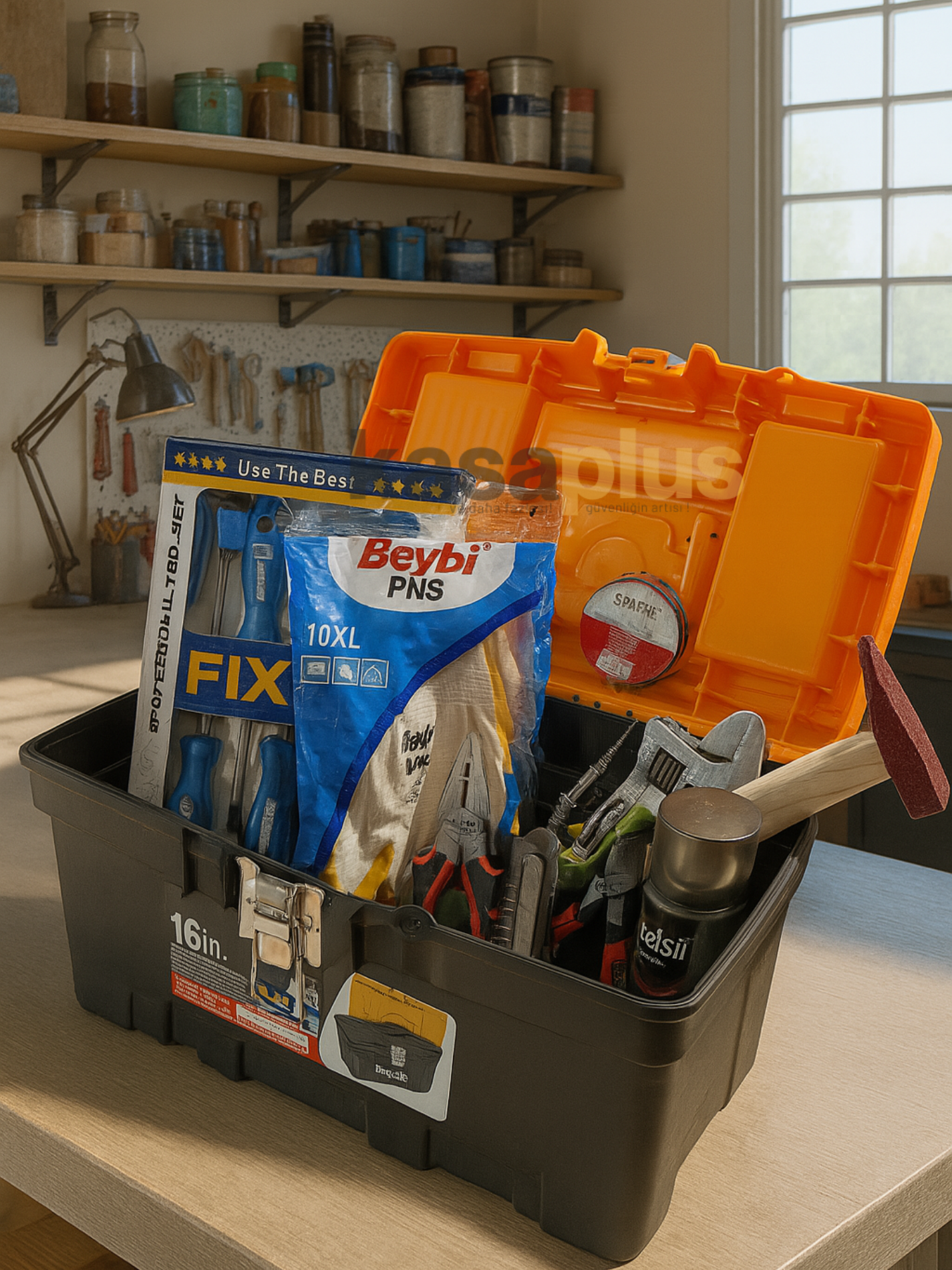 Kasaplus Usta Set - 18 Parçalı Usta Tipi El Aletleri Seti