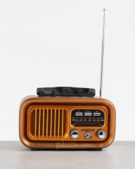 Everton RT-877 Solar Şarjlı Nostaljik Radyo - FM/AM/SW, USB/TF Girişli Bluetooth Müzik Çalar