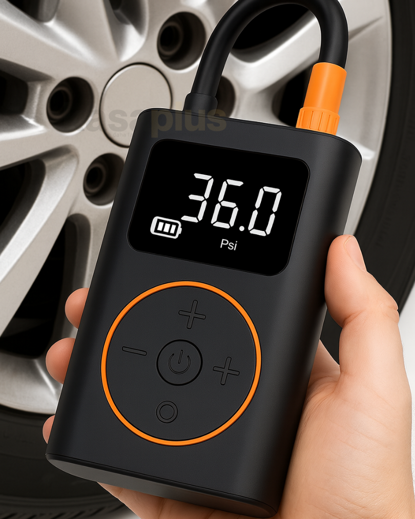PR 1080 Taşınabilir Araç Lastik Şişirme Cihazı – 150 PSI | Powerbank Özellikli | 12V | LED Işıklı