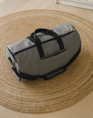 Worksıde Gri Ultra Organizer Çok Bölmeli Su Geçirmez Seyahat Çantası