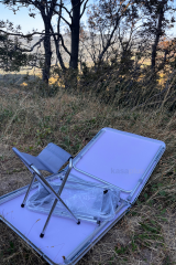 Rox Camping 513CAMP0313 Antrasit Katlanır Masa Tabure Seti