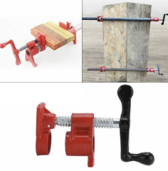 ROX WOOD Tezgah Boru Tipi İşkence | 3/4 '' Ayarlanabilir Boru Mengene