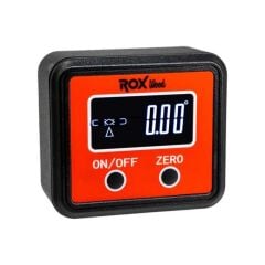 ROX WOOD 0095 Dijital Mıknatıslı Açı Ölçer | Hassas 0-90° Ölçüm Cihazı