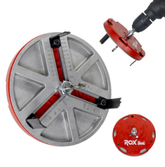 ROX WOOD 0294 Ayarlı Delik Testere PANC Seti 45-130 mm | Çok Ölçülü Kalıp Açma Kiti