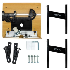ROX WOOD 0178 Freze Sabitleme Çalışma Tablası | El Frezesi İçin Mini Tezgah Üstü Tabla