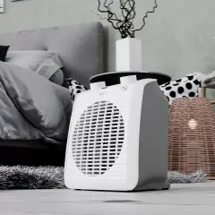 Worksıde Voltomat 2000W Termostatlı Seramik Fanlı Isıtıcı | Metal Gövde, Devrilme Emniyetli Isıtıcı