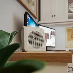 Worksıde Voltomat 2000W Termostatlı Seramik Fanlı Isıtıcı | Metal Gövde, Devrilme Emniyetli Isıtıcı