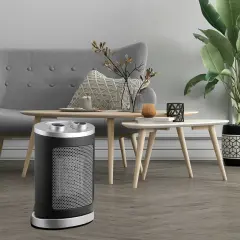 Worksıde Voltomat 1500W Termostatlı Seramik Fanlı Isıtıcı | Ayarlanabilir Termostatlı Elektrikli Isıtıcı