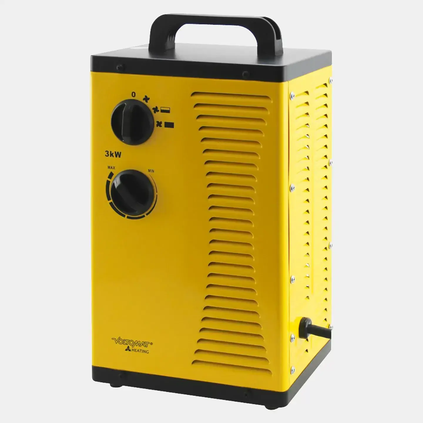 Worksıde Voltomat 3000W Şantiye Isıtıcısı | Güçlü Fanlı Metal Gövde Isıtıcı