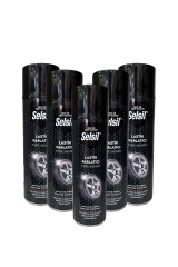 Selsil Lastik Parlatıcı Sprey 500 ml | 5'li Paket – Antistatik Formül, Uzun Süre Toz Tutmayan Parlak Görünüm