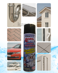 Vodaseal Leak Fix 200 ml – Siyah Su Geçirmez Sızdırmazlık Spreyi Şeffaf